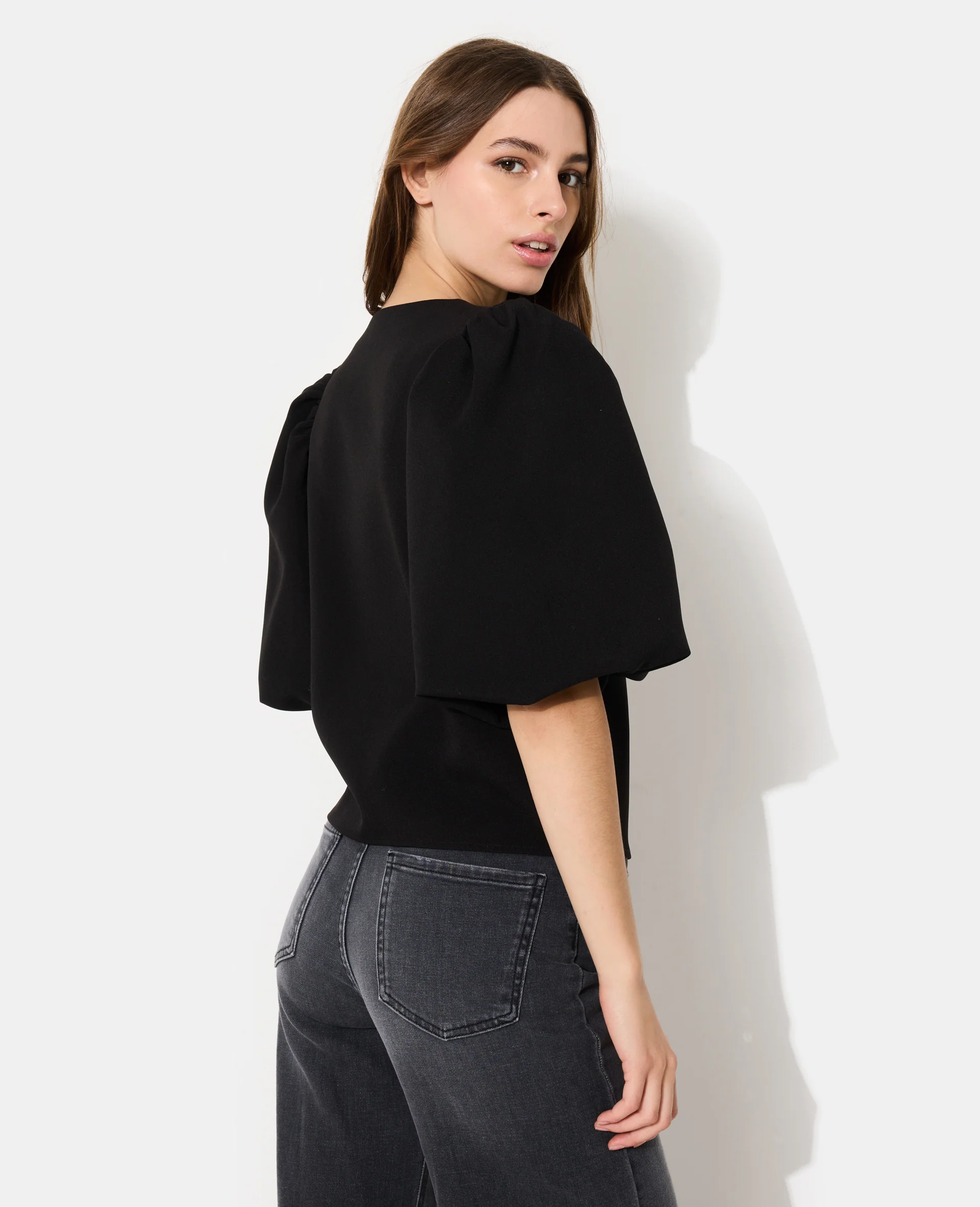 Blouse boutonnée manches ballons - Image 6