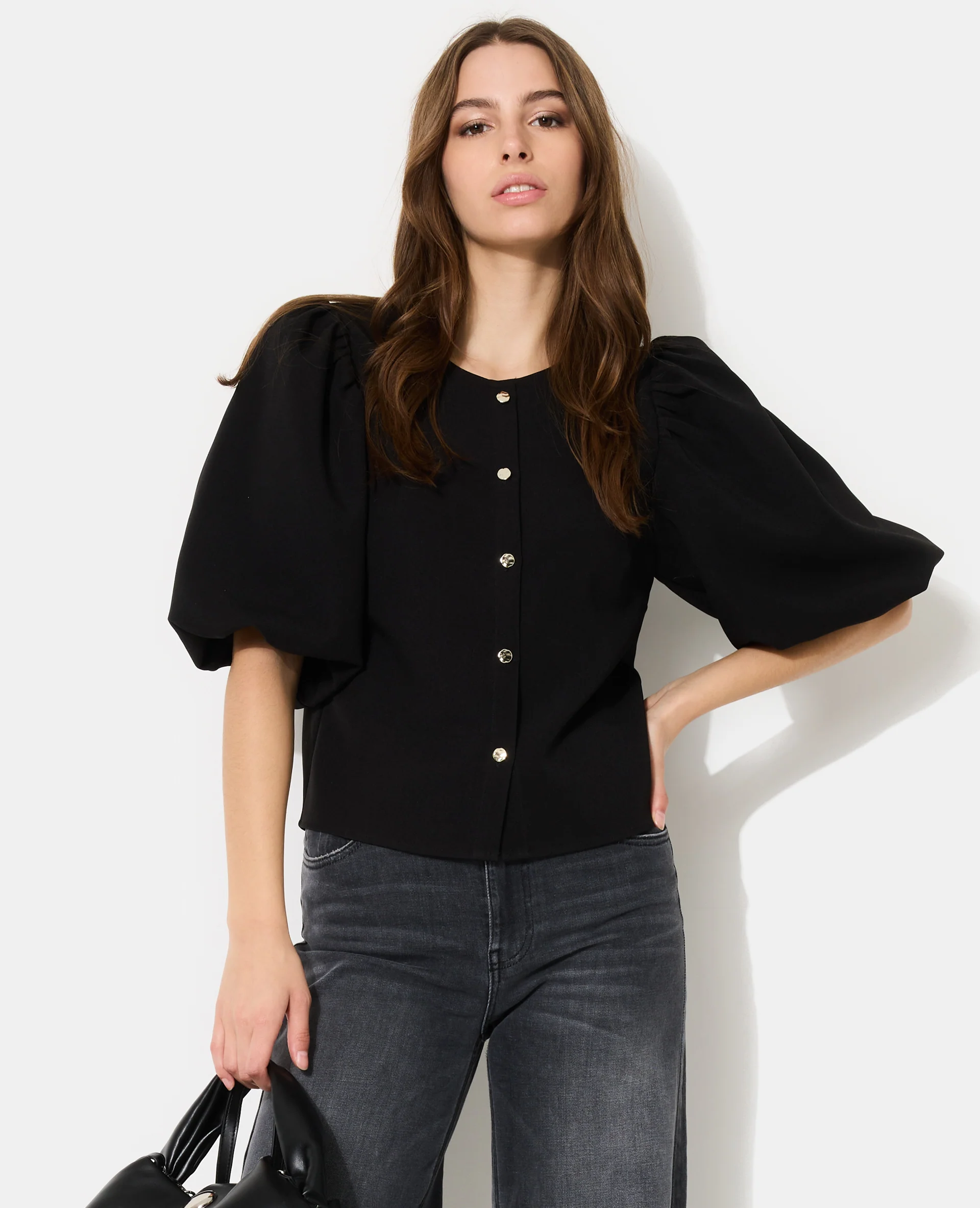 Blouse boutonnée manches ballons - Image 7
