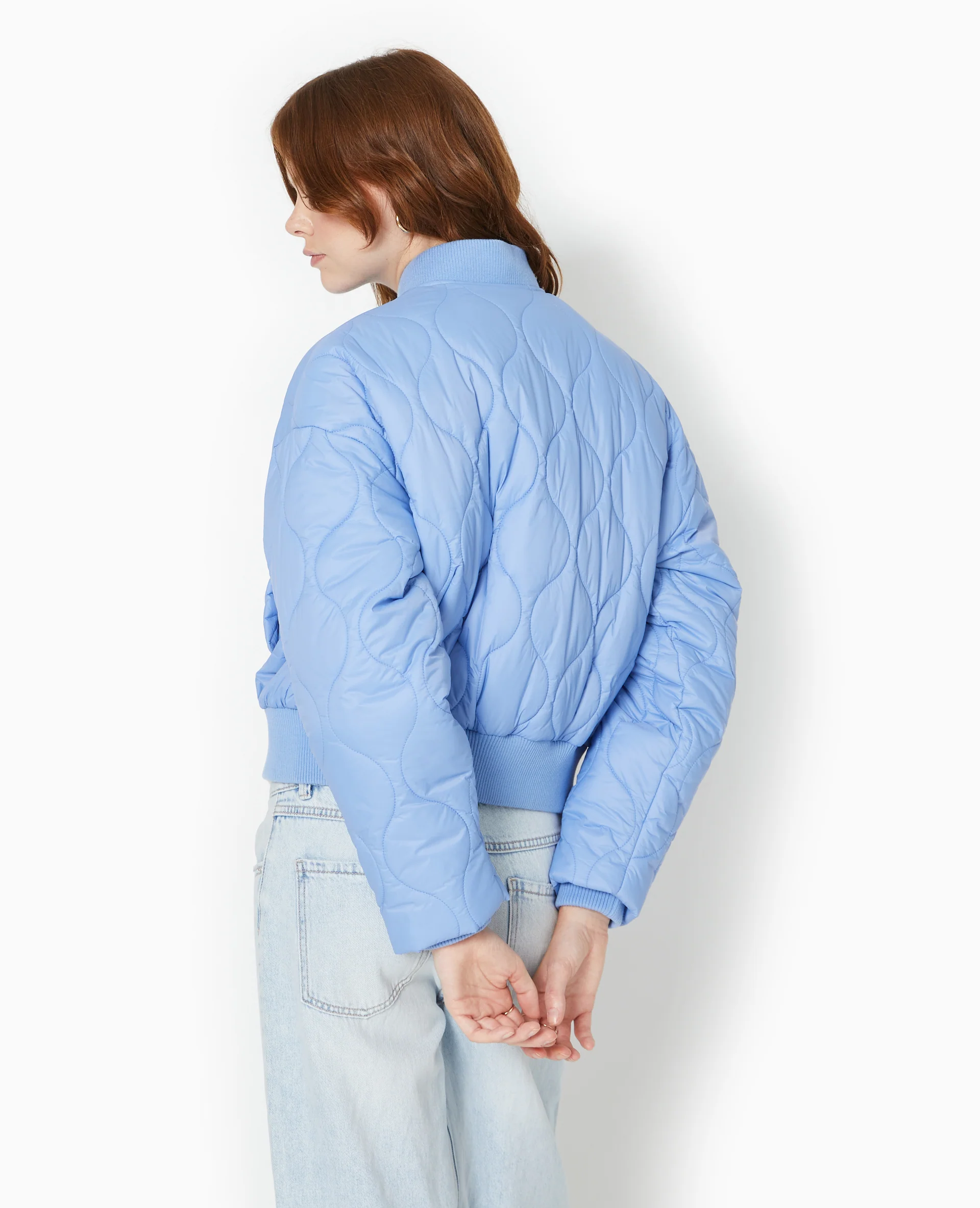 Blouson matelassé forme bomber - Image 6