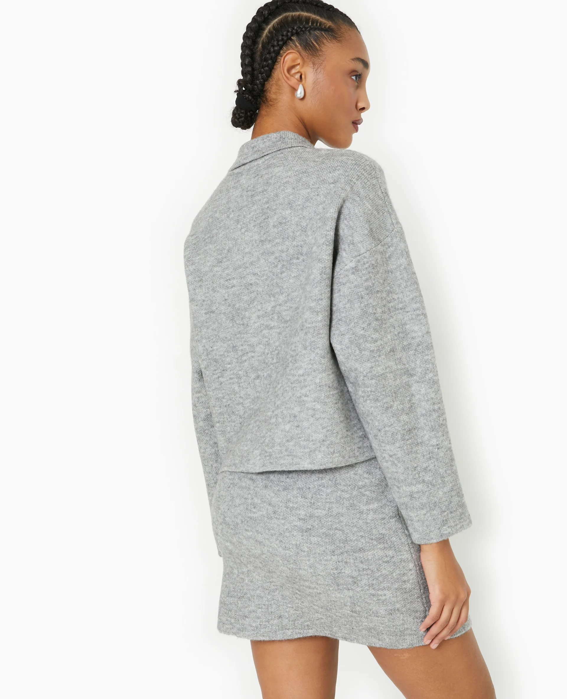 Gilet droit avec boutons fantaisie - Image 6