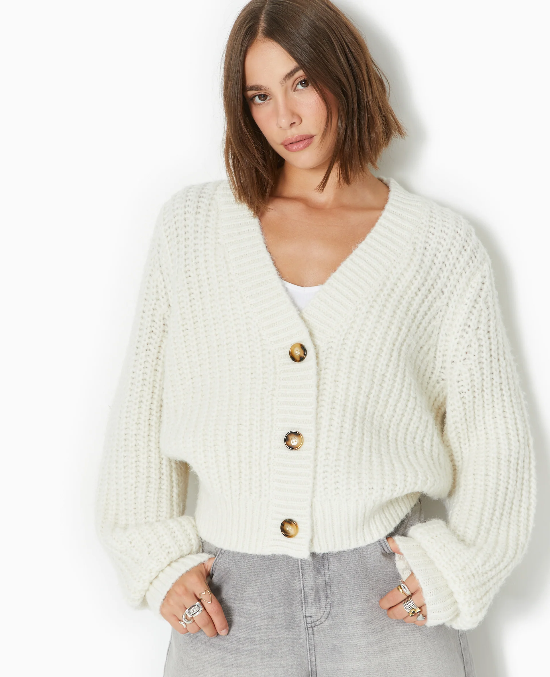 Gilet grosses mailles - Image 5