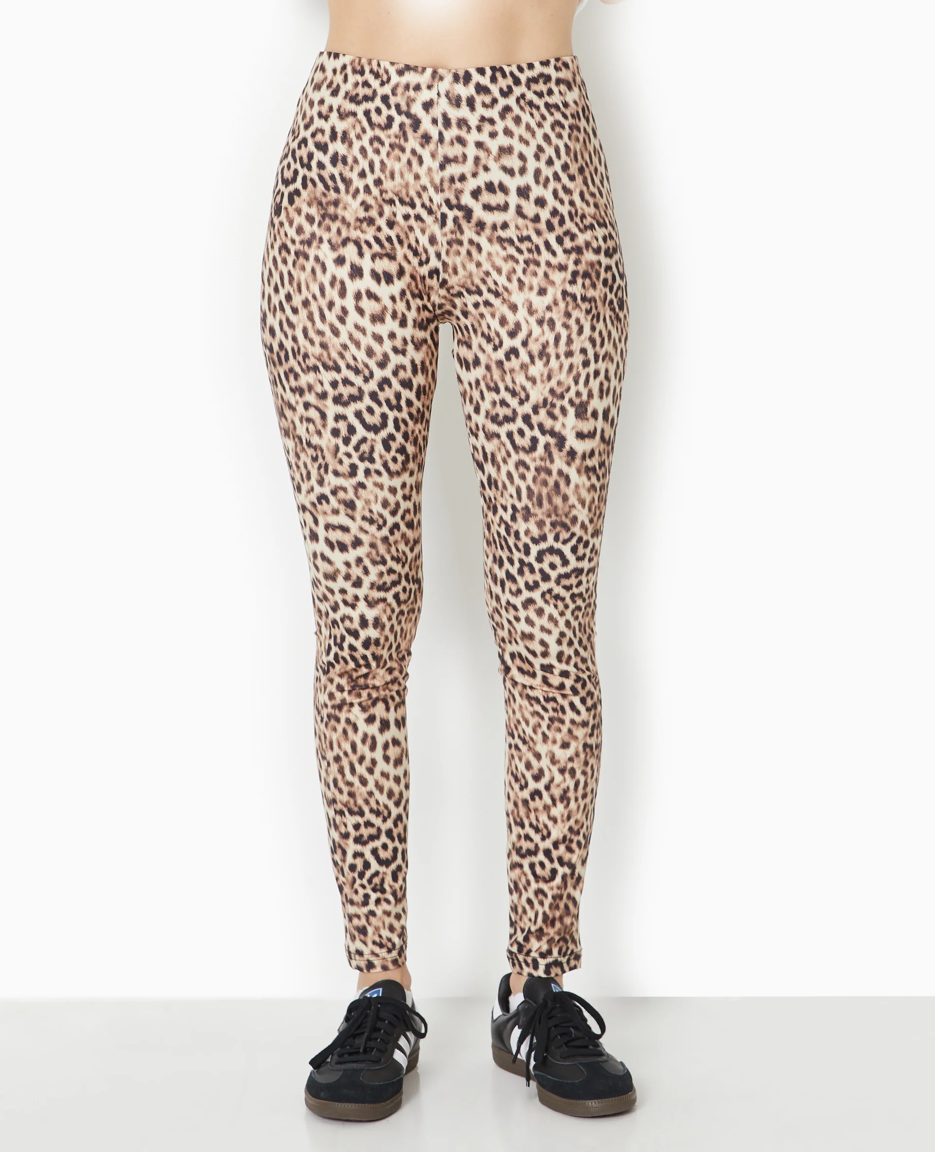 Legging en maille extensible motif léopard - Image 5