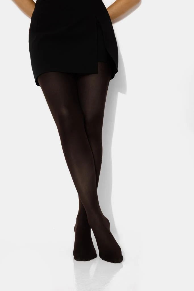 Paire de collants semi-opaques