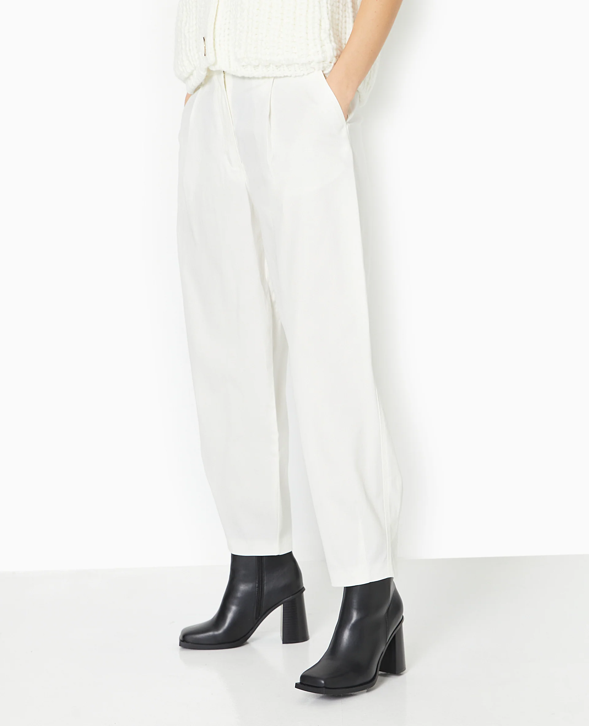 Pantalon balloon en toile - Image 2