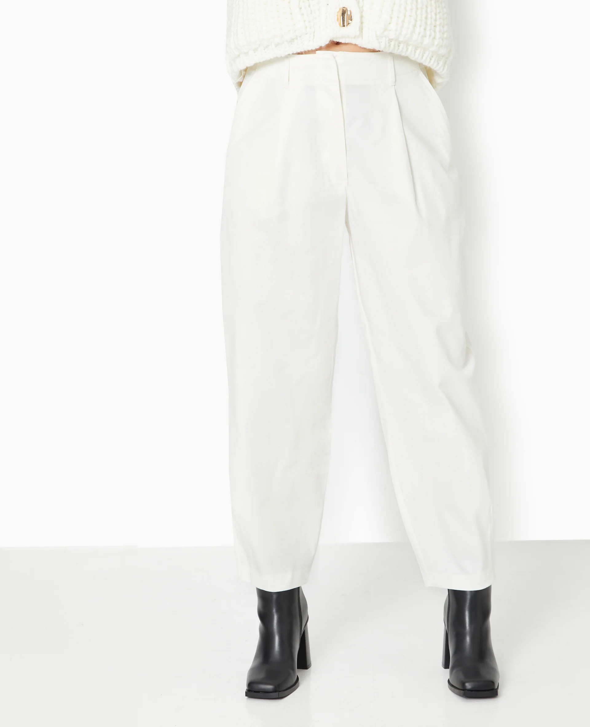 Pantalon balloon en toile - Image 5