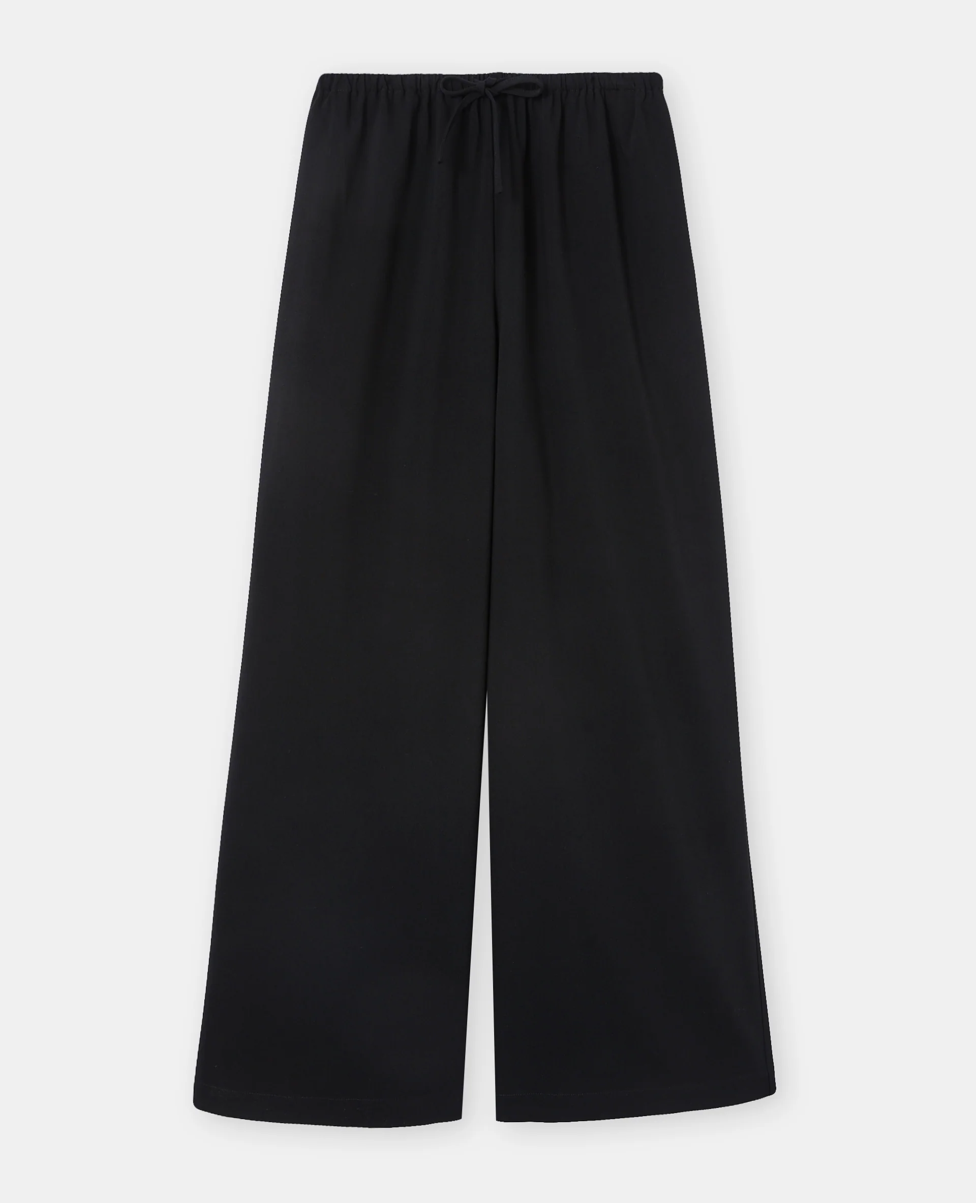 Pantalon droit et large avec lien coulissé - Image 4