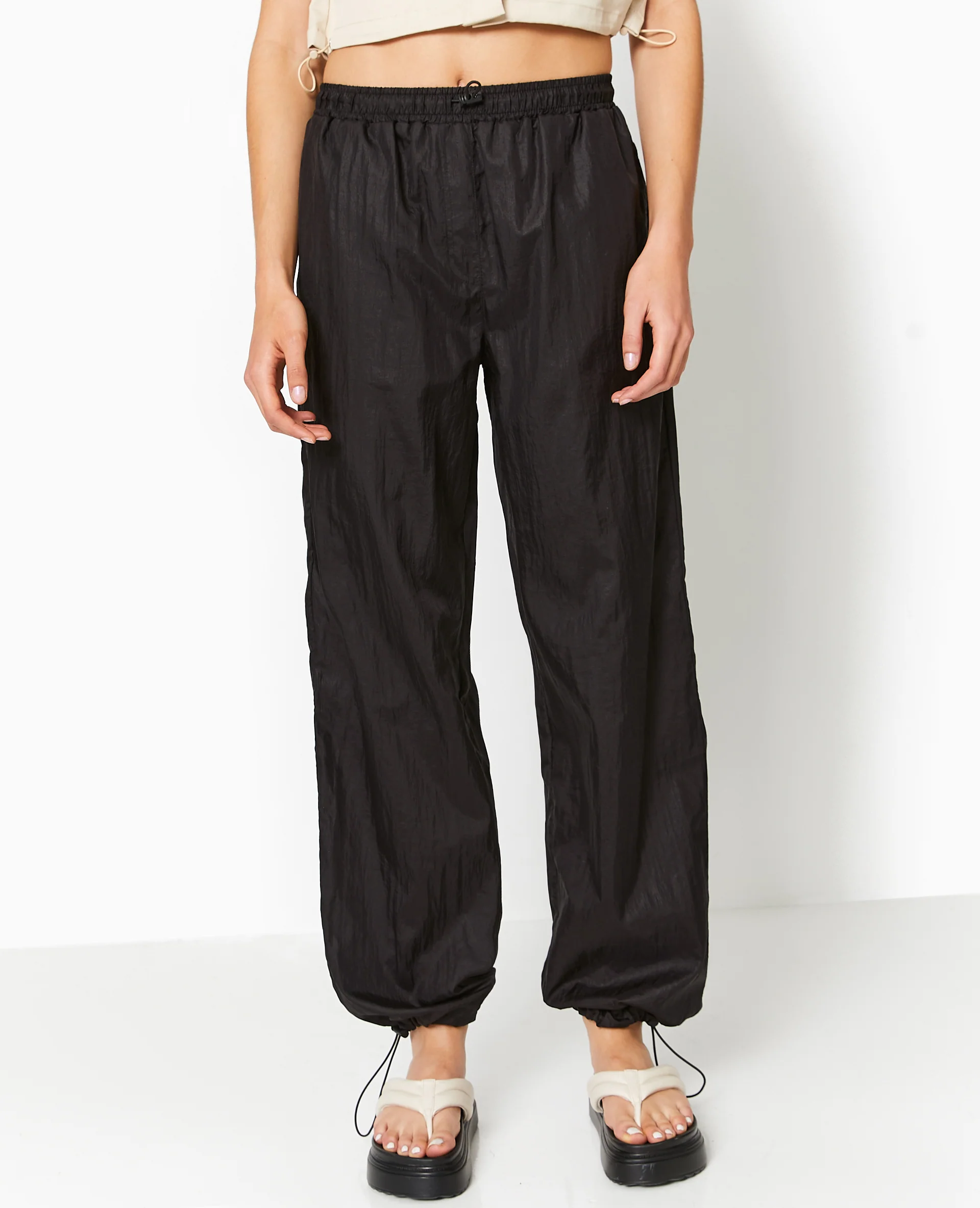 Pantalon parachute avec liens élastiqués - Image 5