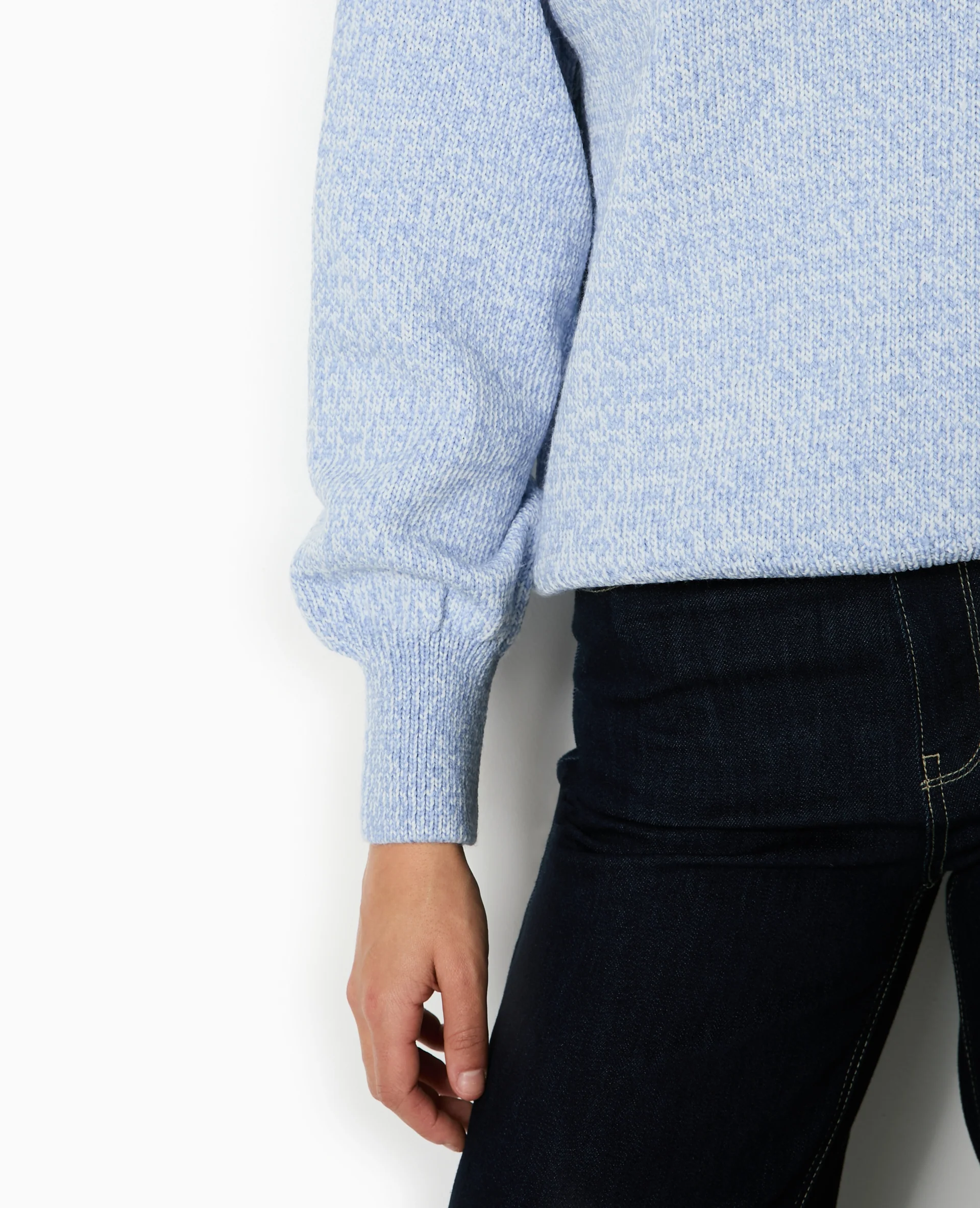 Pull oversize en maille moulinée - Image 7