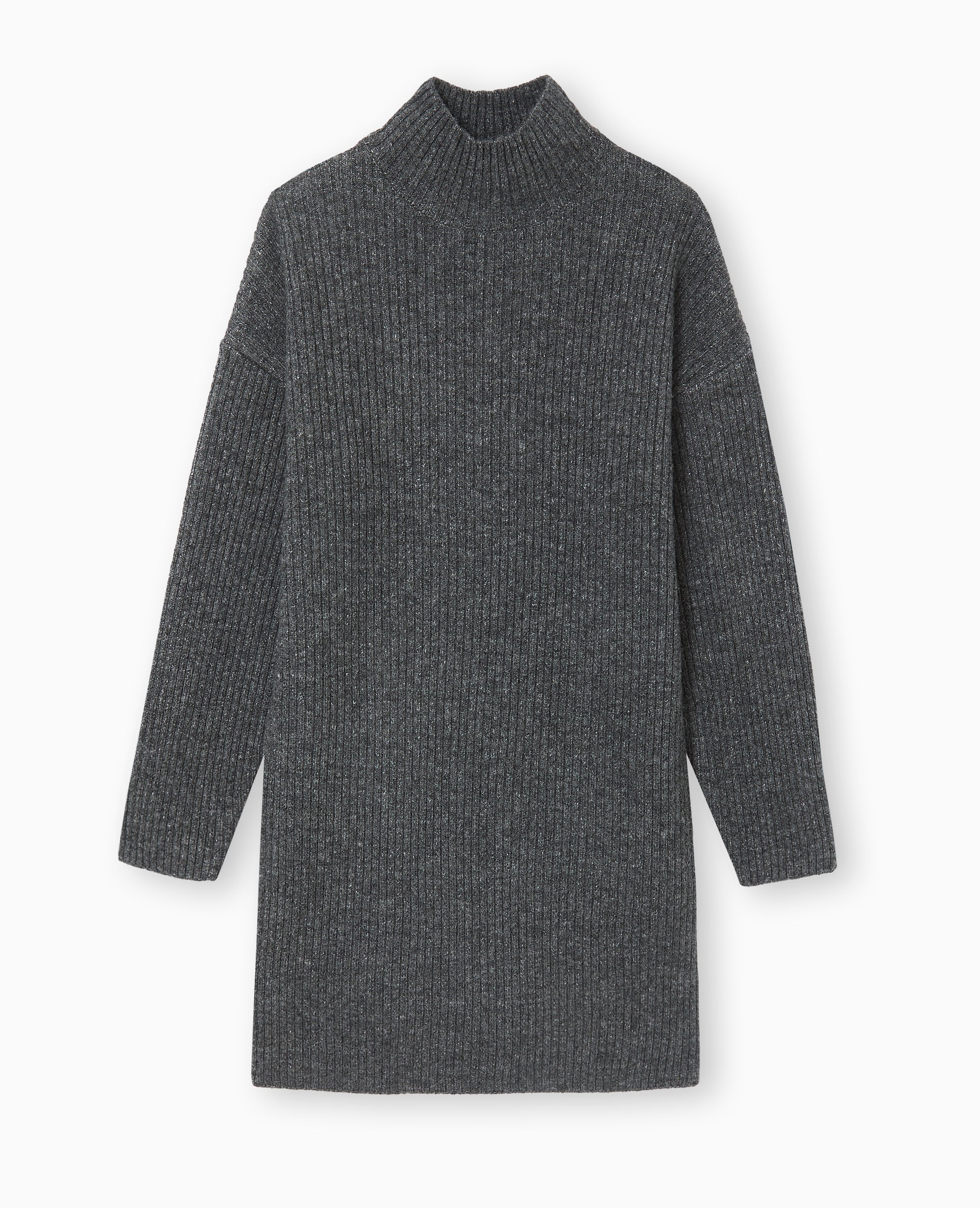 Robe courte en maille côtelée - Image 4