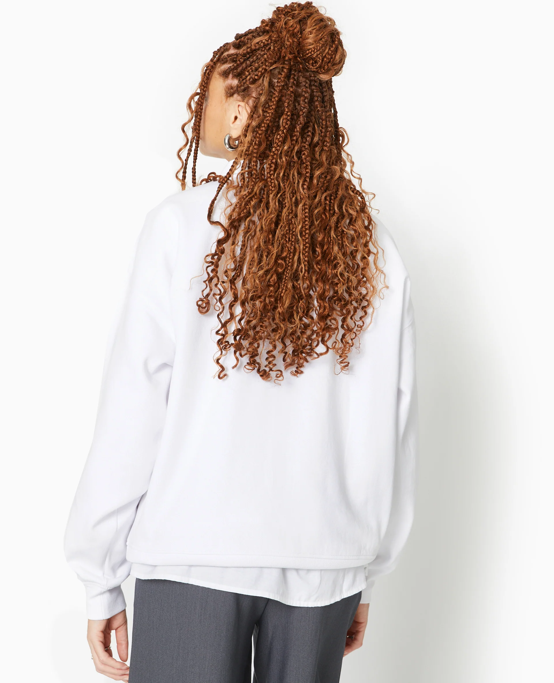 Sweat oversize avec print et broderie GIANTS - Image 6