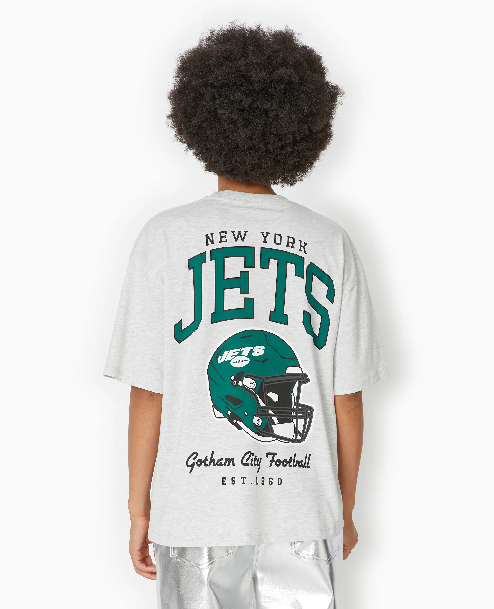 T-shirt oversize avec print devant et dos - Image 6