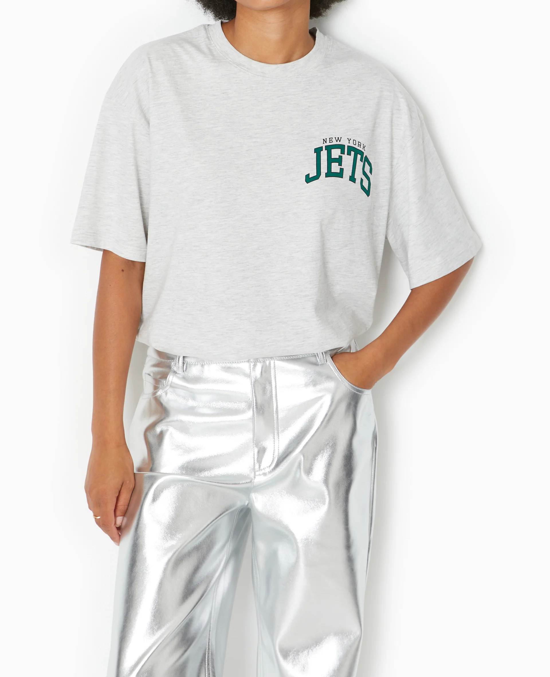 T-shirt oversize avec print devant et dos - Image 7